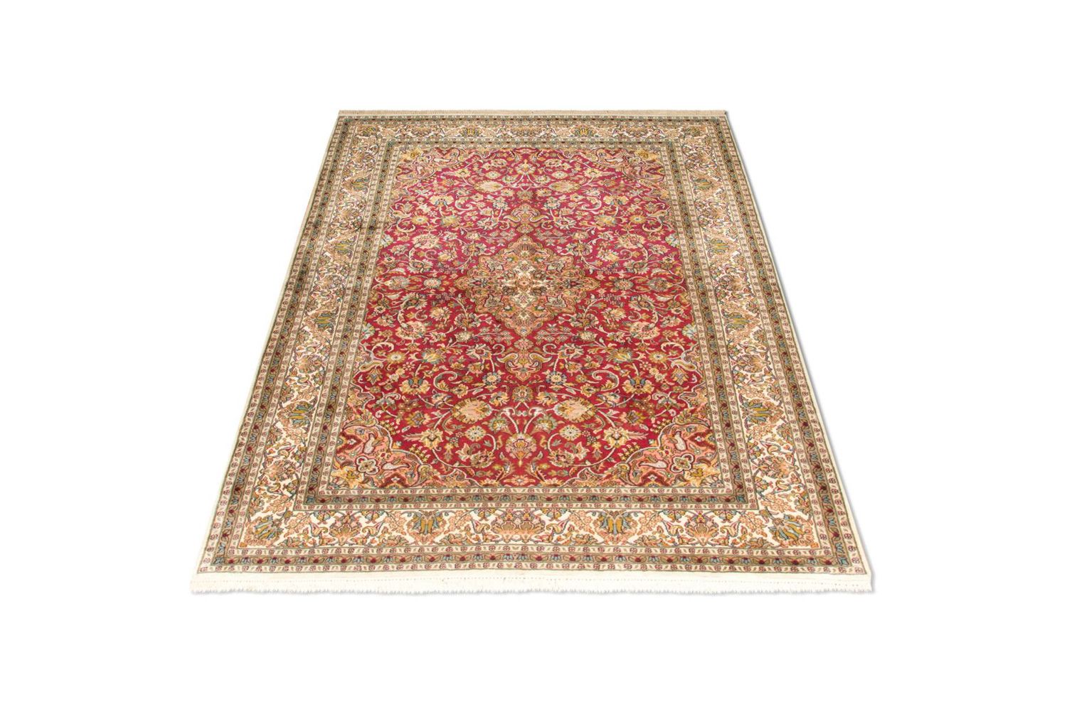 Seidenteppich - Kaschmir Seide 218 x 157 cm Teppich Wohnzimmer
