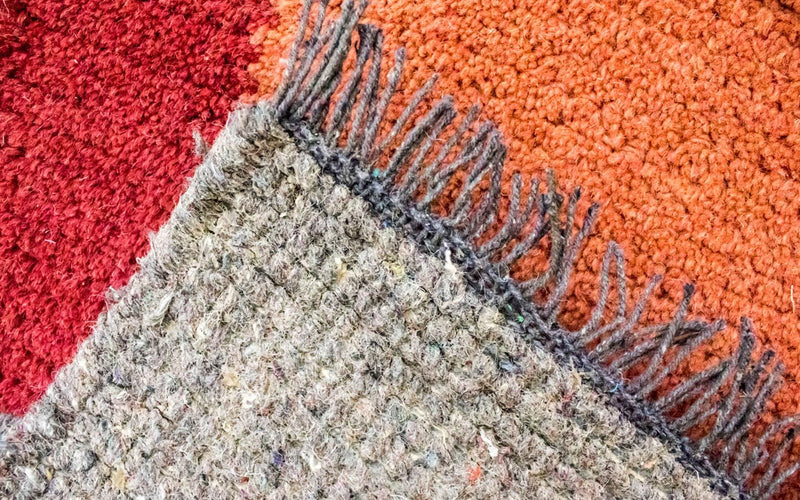 Nepal Teppich 140 x 70 cm - mehrfarbig