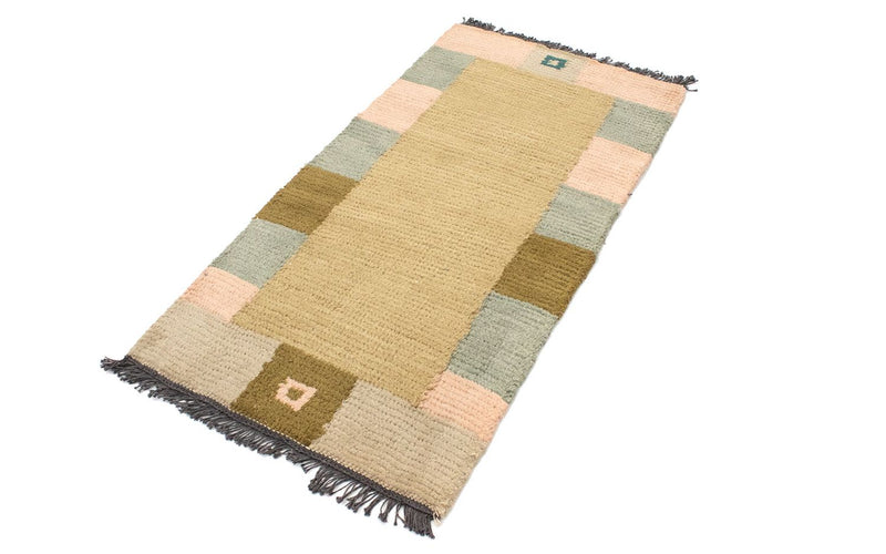Nepal Teppich 140 x 70 cm - mehrfarbig