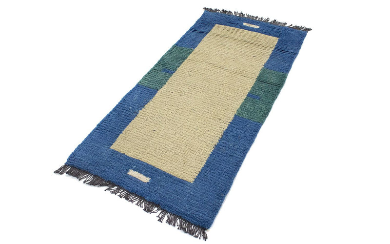 Nepal Teppich 140 x 70 cm - mehrfarbig