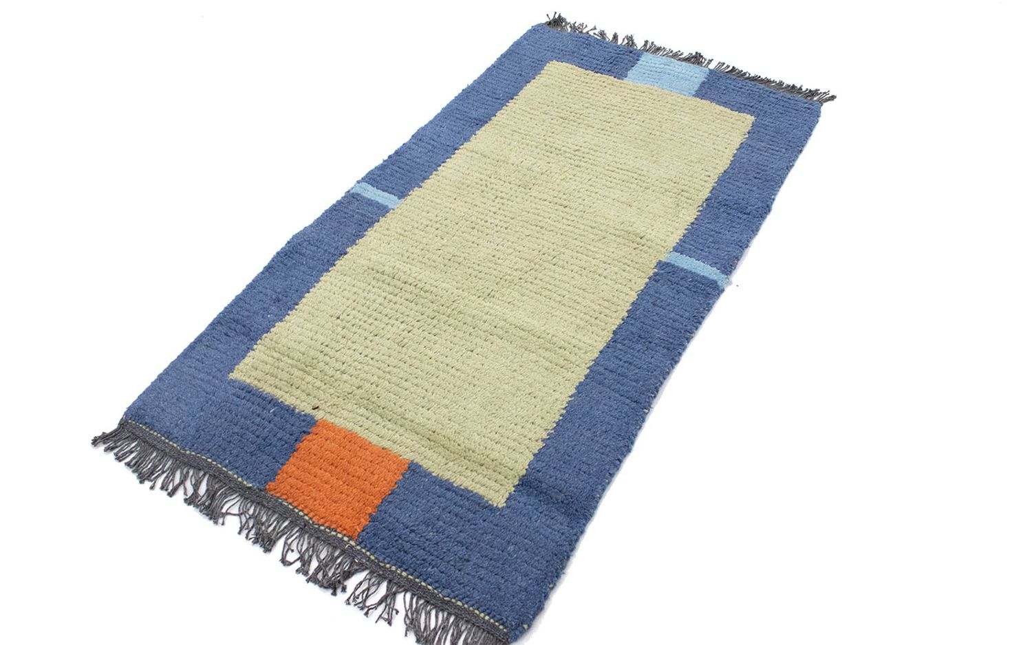 Nepal Teppich 140 x 70 cm - mehrfarbig