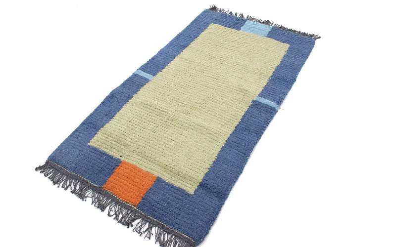 Nepal Teppich 140 x 70 cm - mehrfarbig