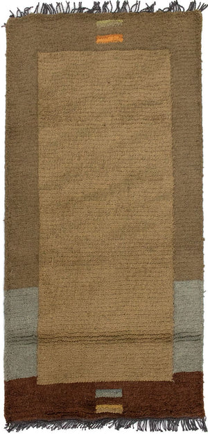 Nepal Teppich 140 x 70 cm - mehrfarbig