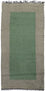 Nepal Teppich 140 x 70 cm - grün