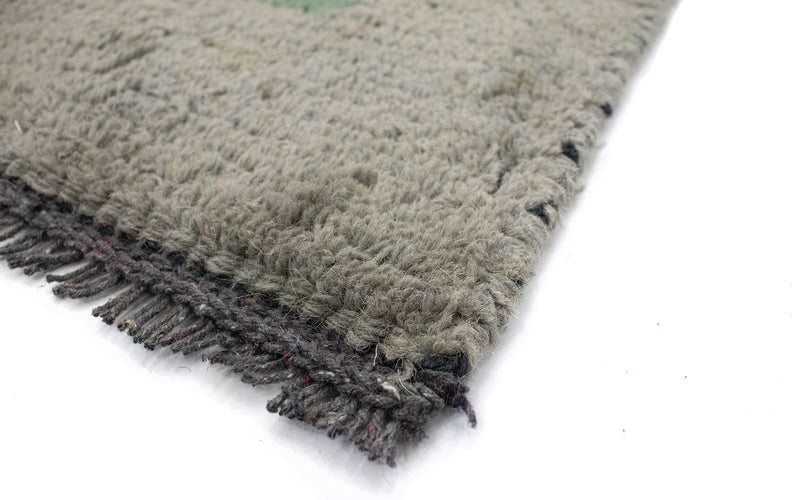 Nepal Teppich 140 x 70 cm - grün