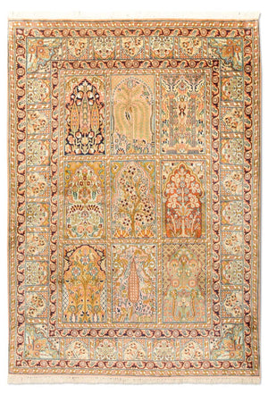 Seidenteppich - Kaschmir Seide 184 x 124 cm Teppichbrücke