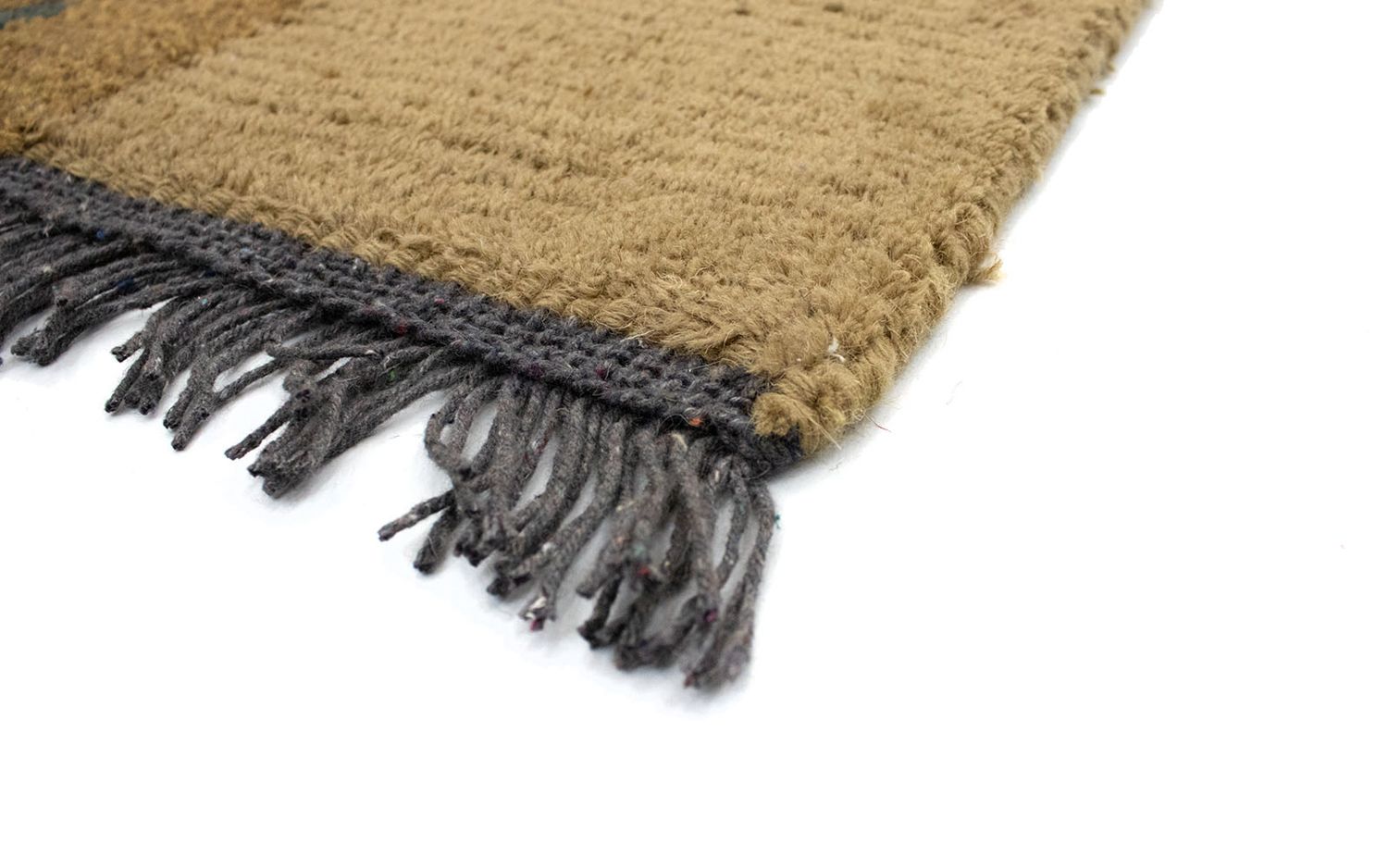 Nepal Teppich 140 x 70 cm - blau