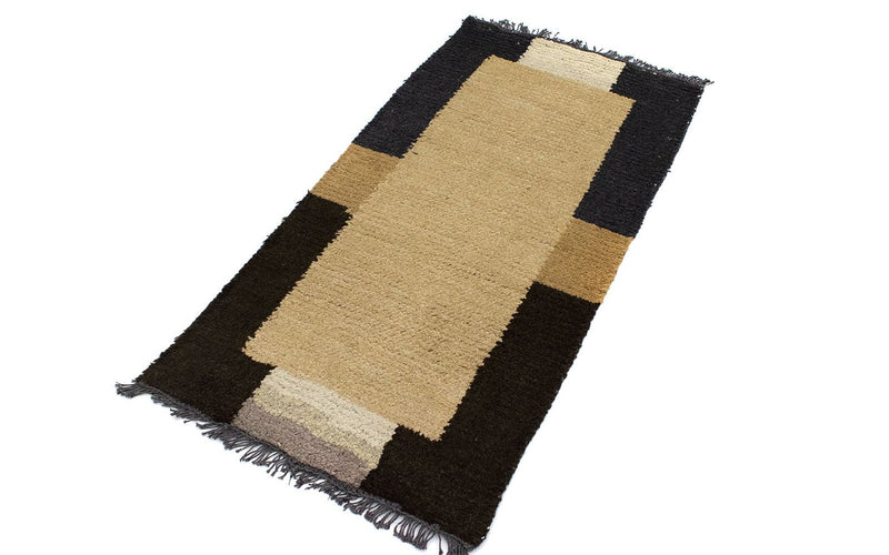 Nepal Teppich 140 x 70 cm - beige