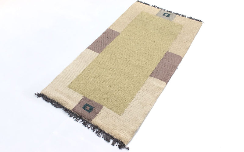 Nepal Teppich 140 x 70 cm - mehrfarbig