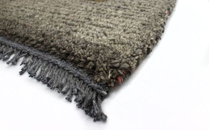 Nepal Teppich 140 x 70 cm - grün