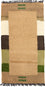 Nepal Teppich 140 x 70 cm - braun