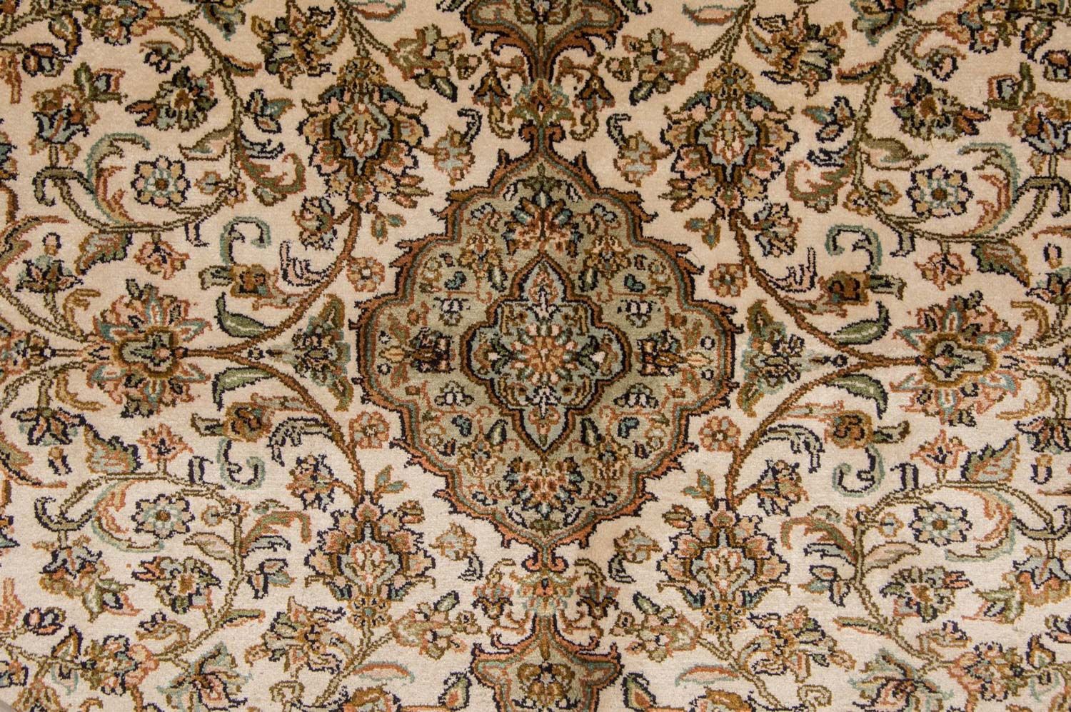 Seidenteppich - Kaschmir Seide 186 x 126 cm Teppichbrücke