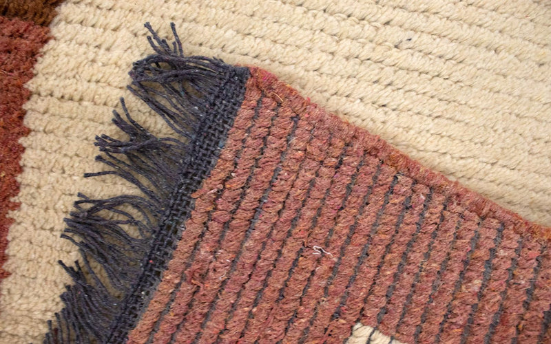 Nepal Teppich 140 x 70 cm - beige