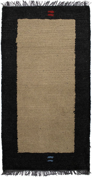 Nepal Teppich 140 x 70 cm - beige