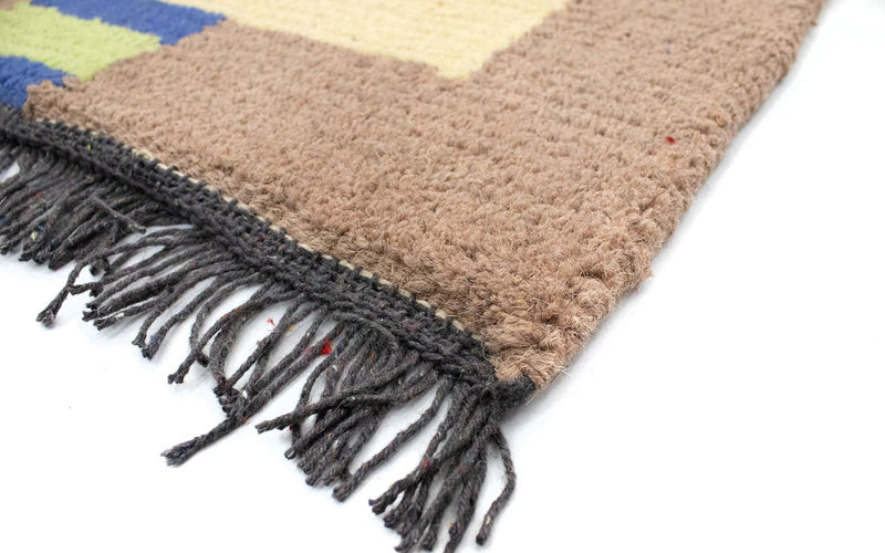 Nepal Teppich 140 x 70 cm - beige
