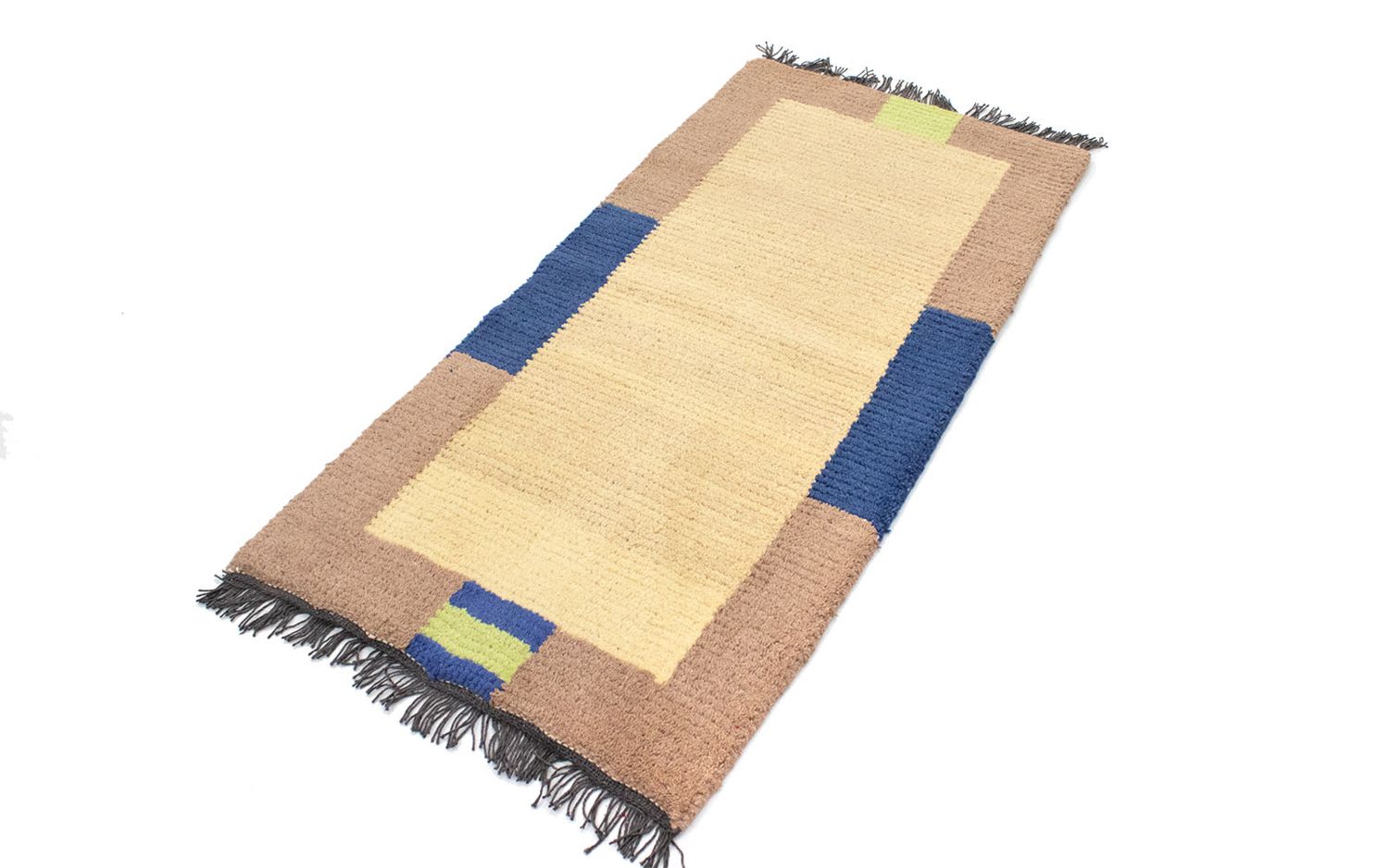 Nepal Teppich 140 x 70 cm - beige