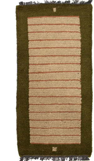 Nepal Teppich 140 x 70 cm - beige