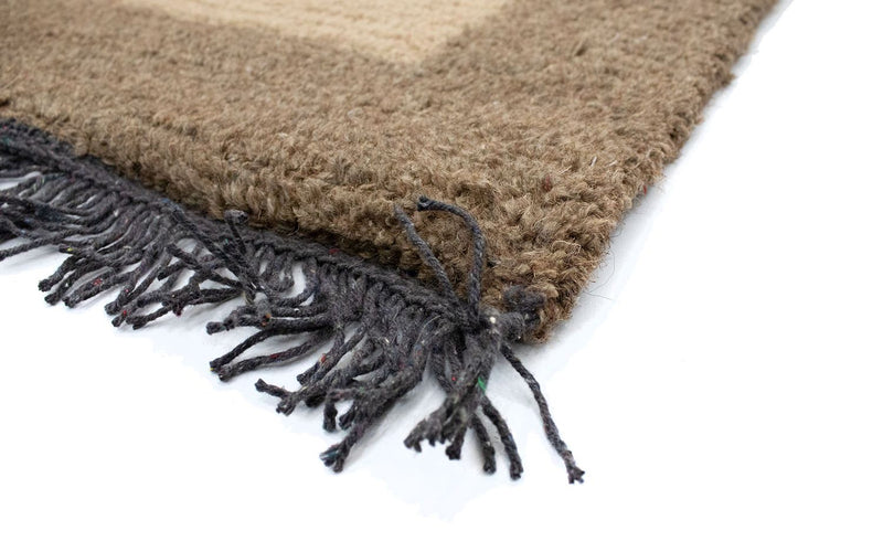 Nepal Teppich 140 x 70 cm - beige