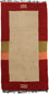 Nepal Teppich 140 x 70 cm - beige