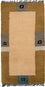 Nepal Teppich 140 x 70 cm - beige