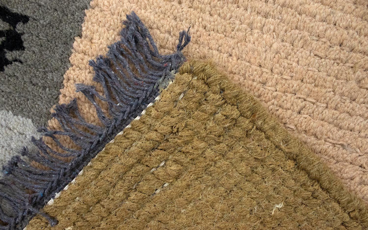 Nepal Teppich 140 x 70 cm - beige