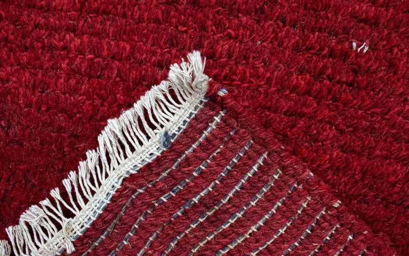 Nepal Teppich 140 x 70 cm - rot