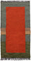 Nepal Teppich 140 x 70 cm - rot