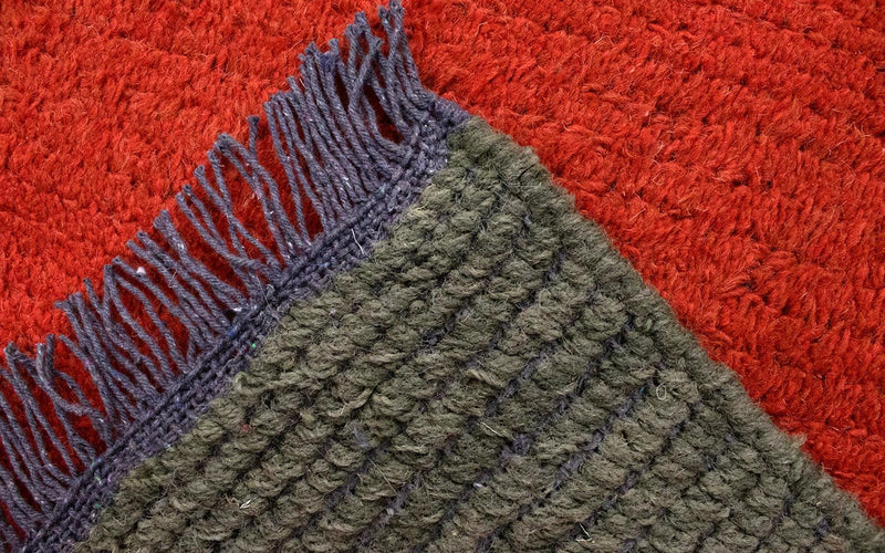 Nepal Teppich 140 x 70 cm - rot