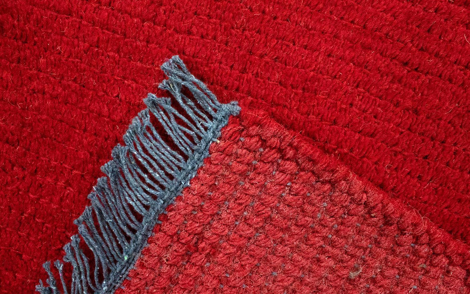 Nepal Teppich 140 x 70 cm - rot