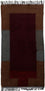 Nepal Teppich 140 x 70 cm - weinrot