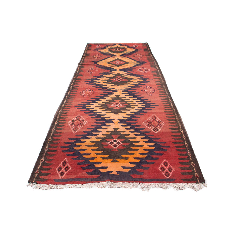 Kelim Teppich - Old 395 x 145 cm - mehrfarbig