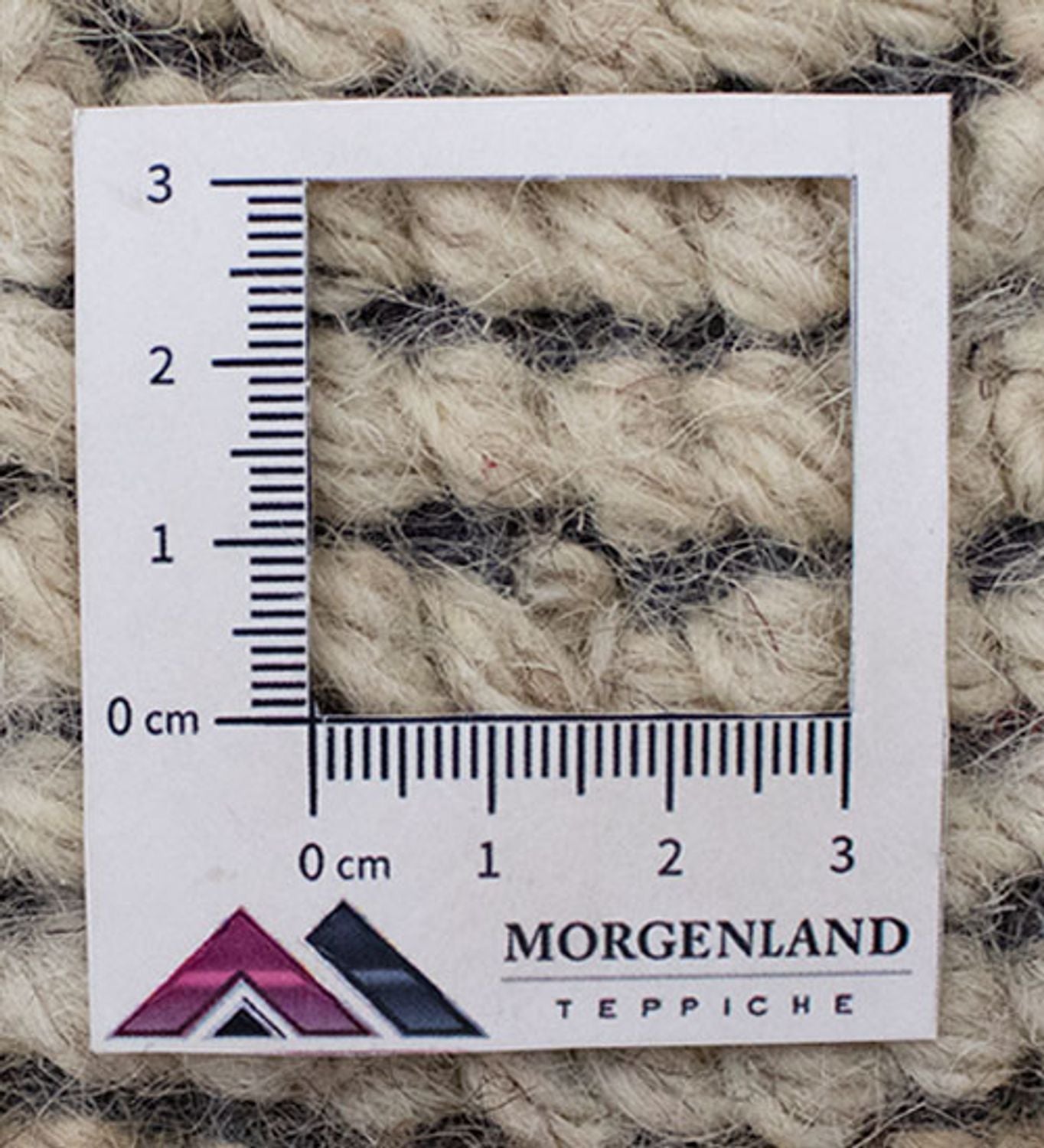 Nepal Teppich 140 x 70 cm - beige