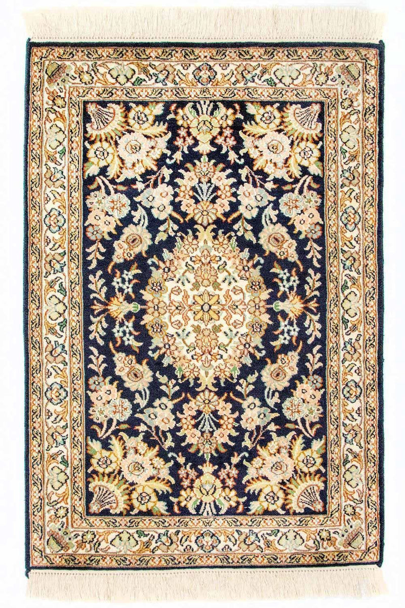 Seidenteppich - Kaschmir Seide 98 x 63 cm Fußmatte