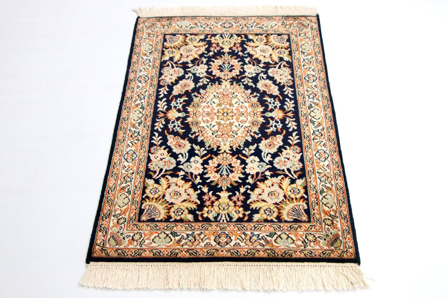Seidenteppich - Kaschmir Seide 98 x 63 cm Fußmatte