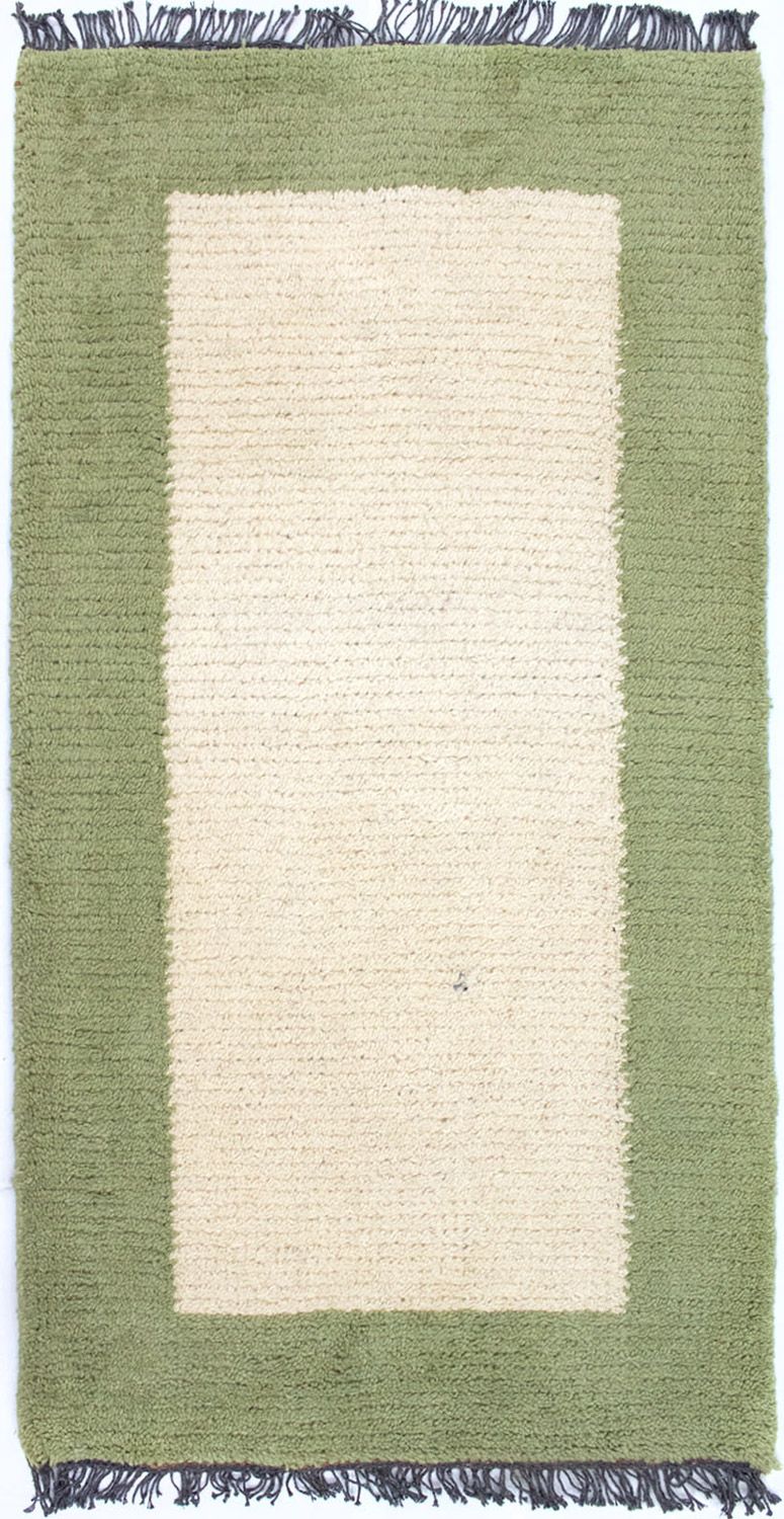 Nepal Teppich 140 x 70 cm - beige