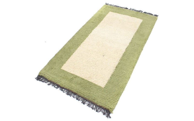 Nepal Teppich 140 x 70 cm - beige