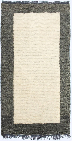 Nepal Teppich 140 x 70 cm - beige
