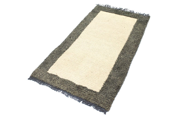 Nepal Teppich 140 x 70 cm - beige