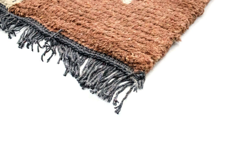 Nepal Teppich 140 x 70 cm - beige