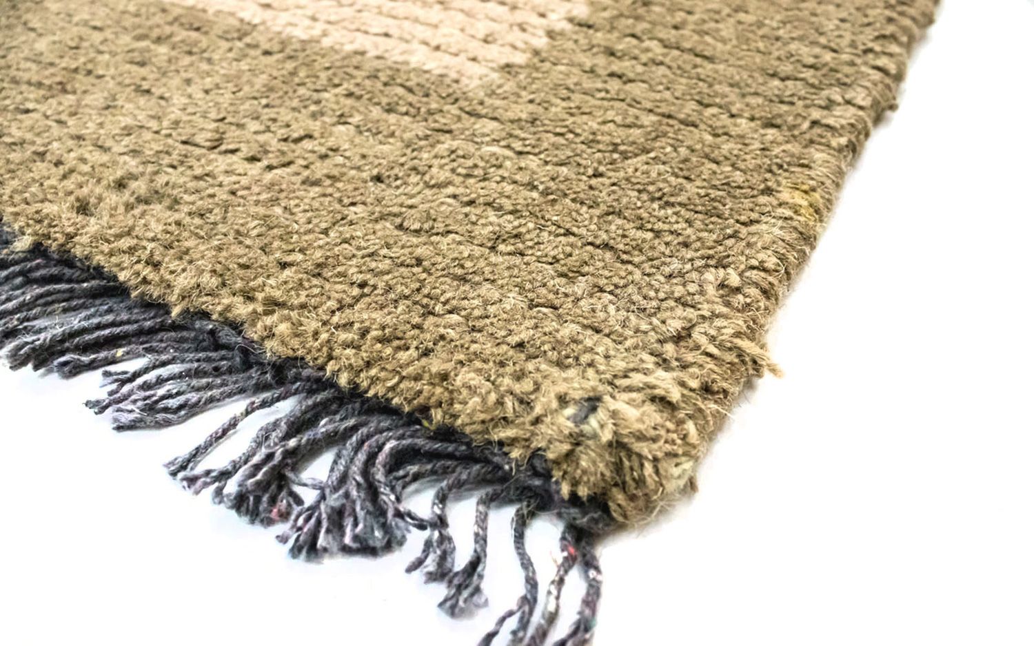 Nepal Teppich 140 x 70 cm - beige