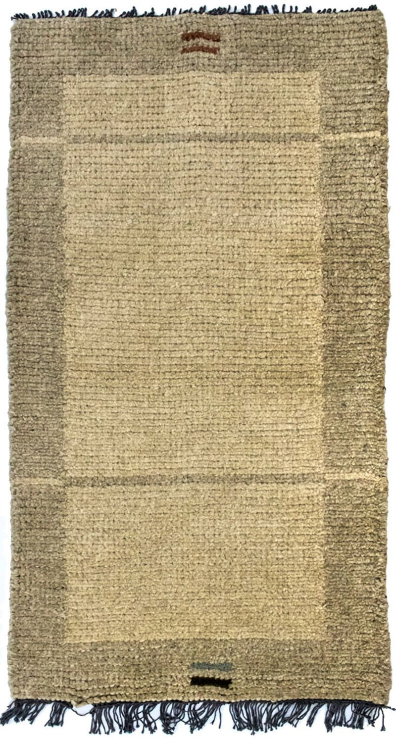 Nepal Teppich 140 x 70 cm - beige