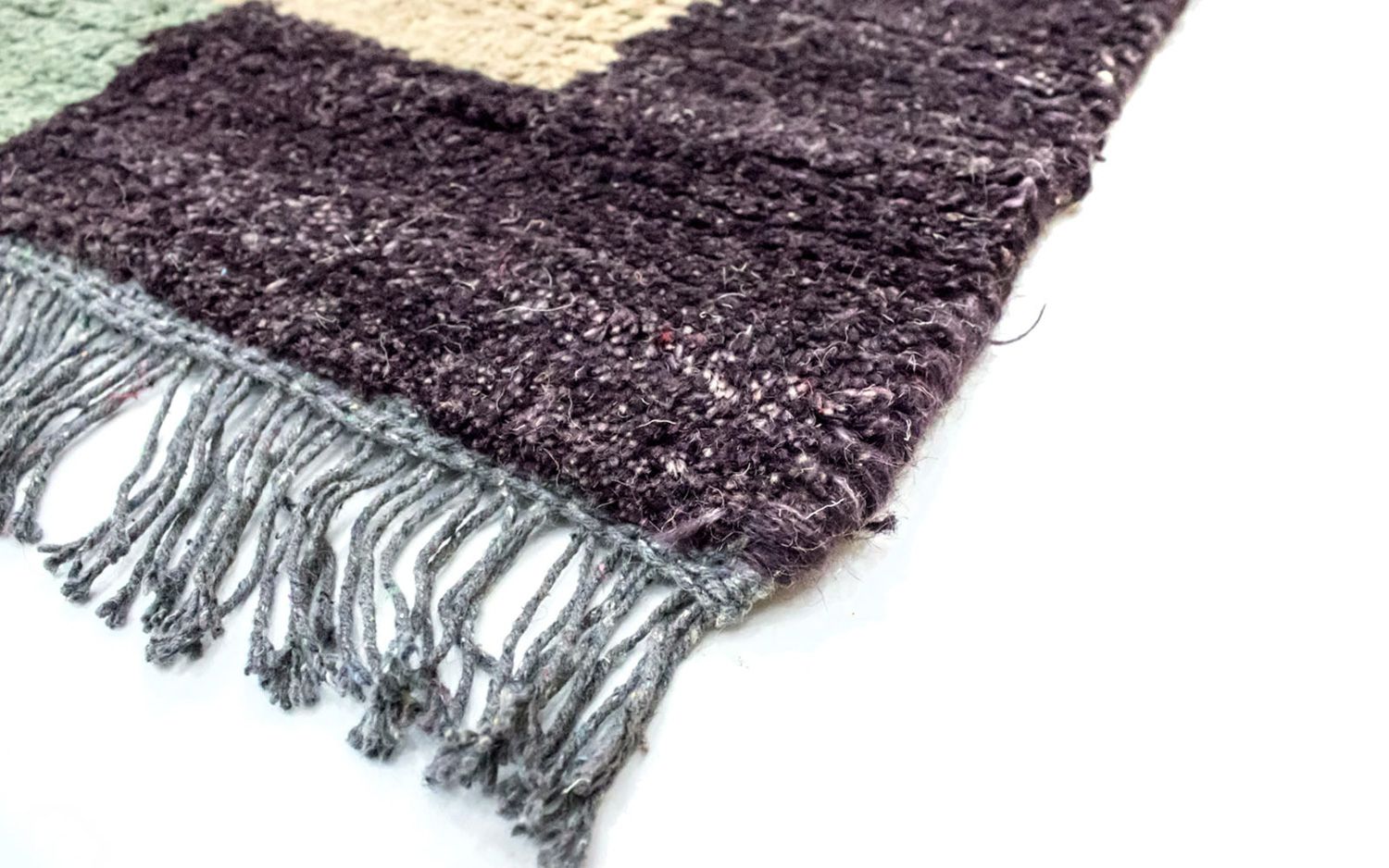 Nepal Teppich 140 x 70 cm - beige
