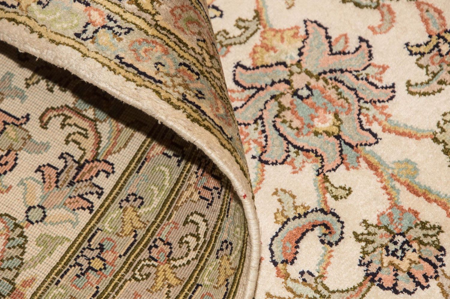 Seidenteppich - Kaschmir Seide 335 x 243 cm Teppich Wohnzimmer