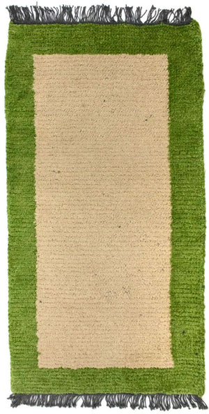 Nepal Teppich 140 x 70 cm - beige