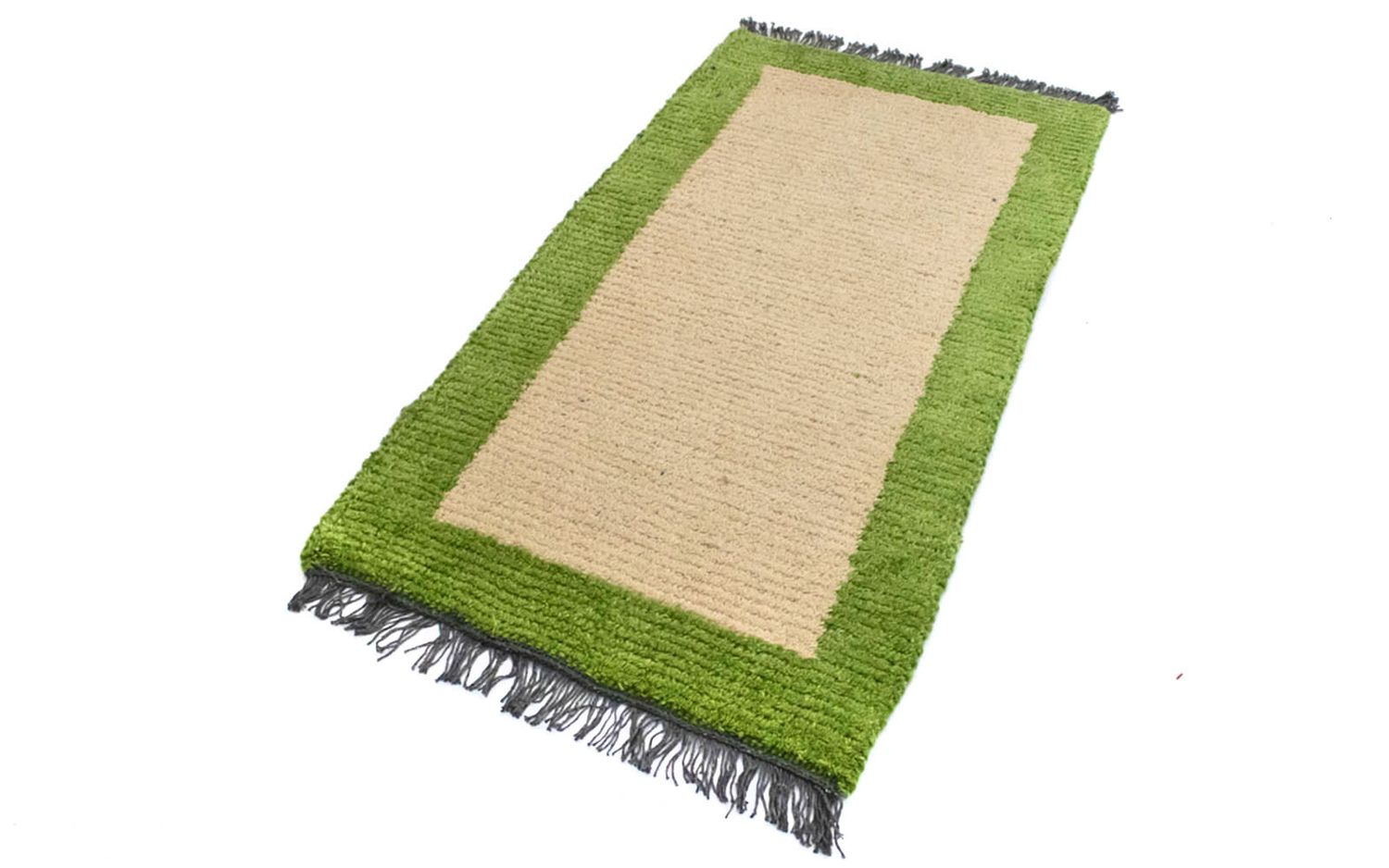 Nepal Teppich 140 x 70 cm - beige