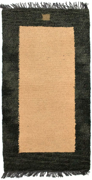 Nepal Teppich 140 x 70 cm - beige