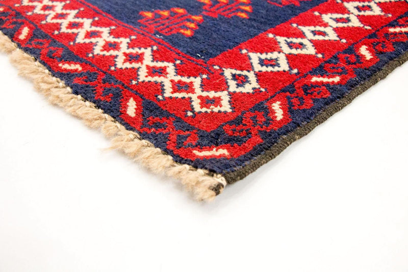 Belutsch Teppich 130 x 82 cm - blau