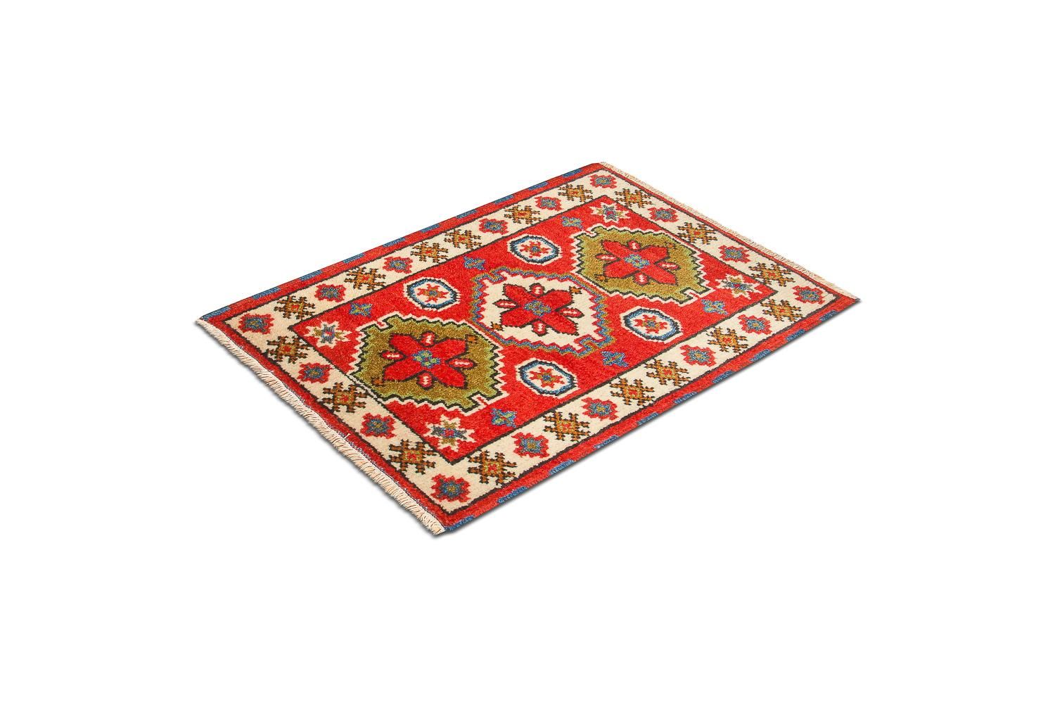Orientteppich 92 x 65 cm - rot