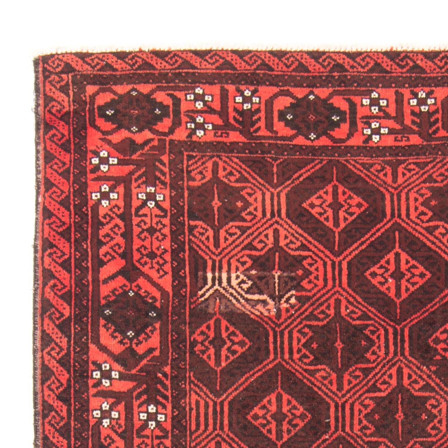 Läufer Belutsch - 196 x 102 cm - rot
