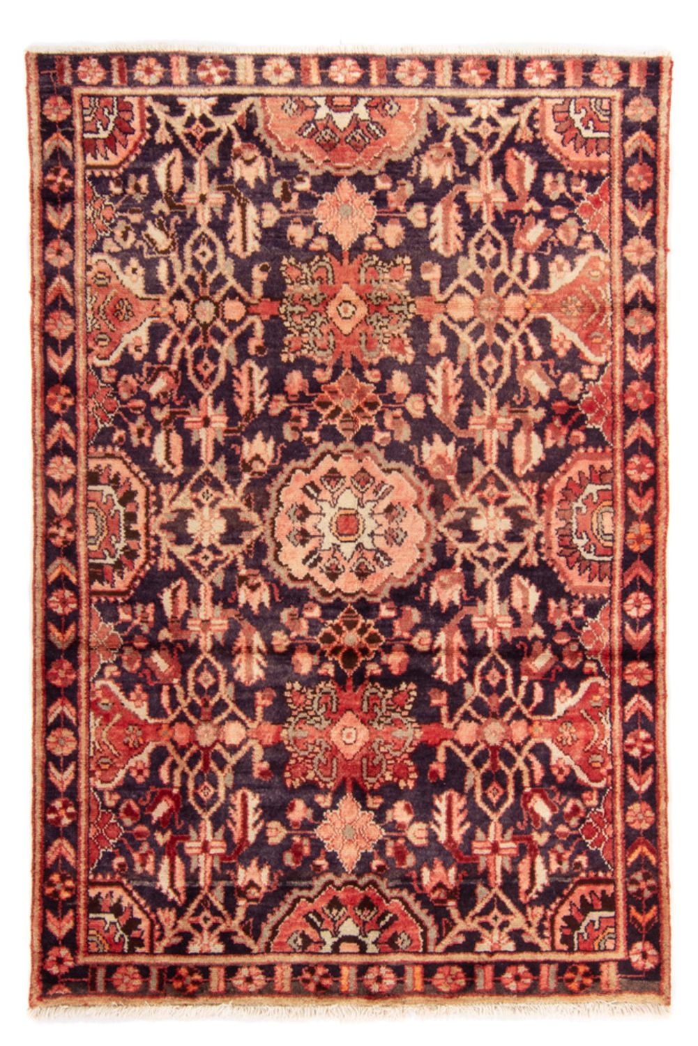 Perserteppich - Nomadic - 208 x 137 cm - dunkelblau